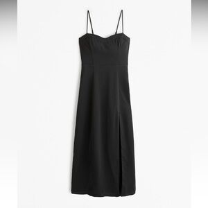 Abercrombie Camille Midi Satin Dress